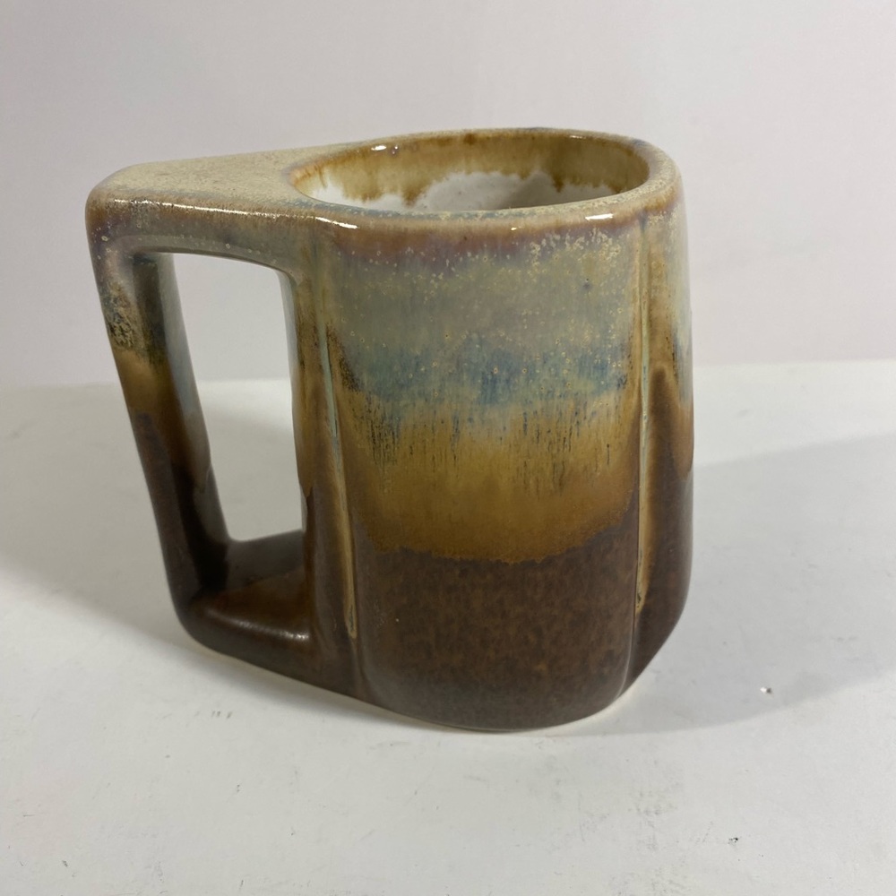 Vintage Stoneware Mug Signed Padilla